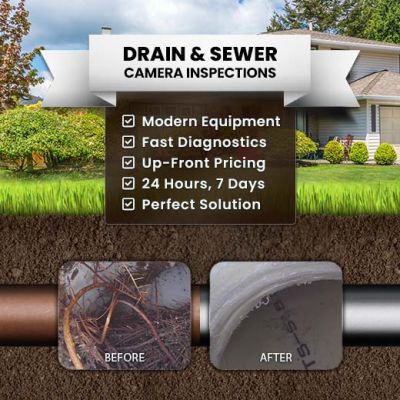 Sewer Camera Inspections in The Gap